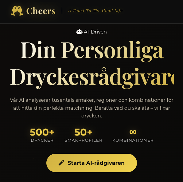 Cheers - AI Sommelier